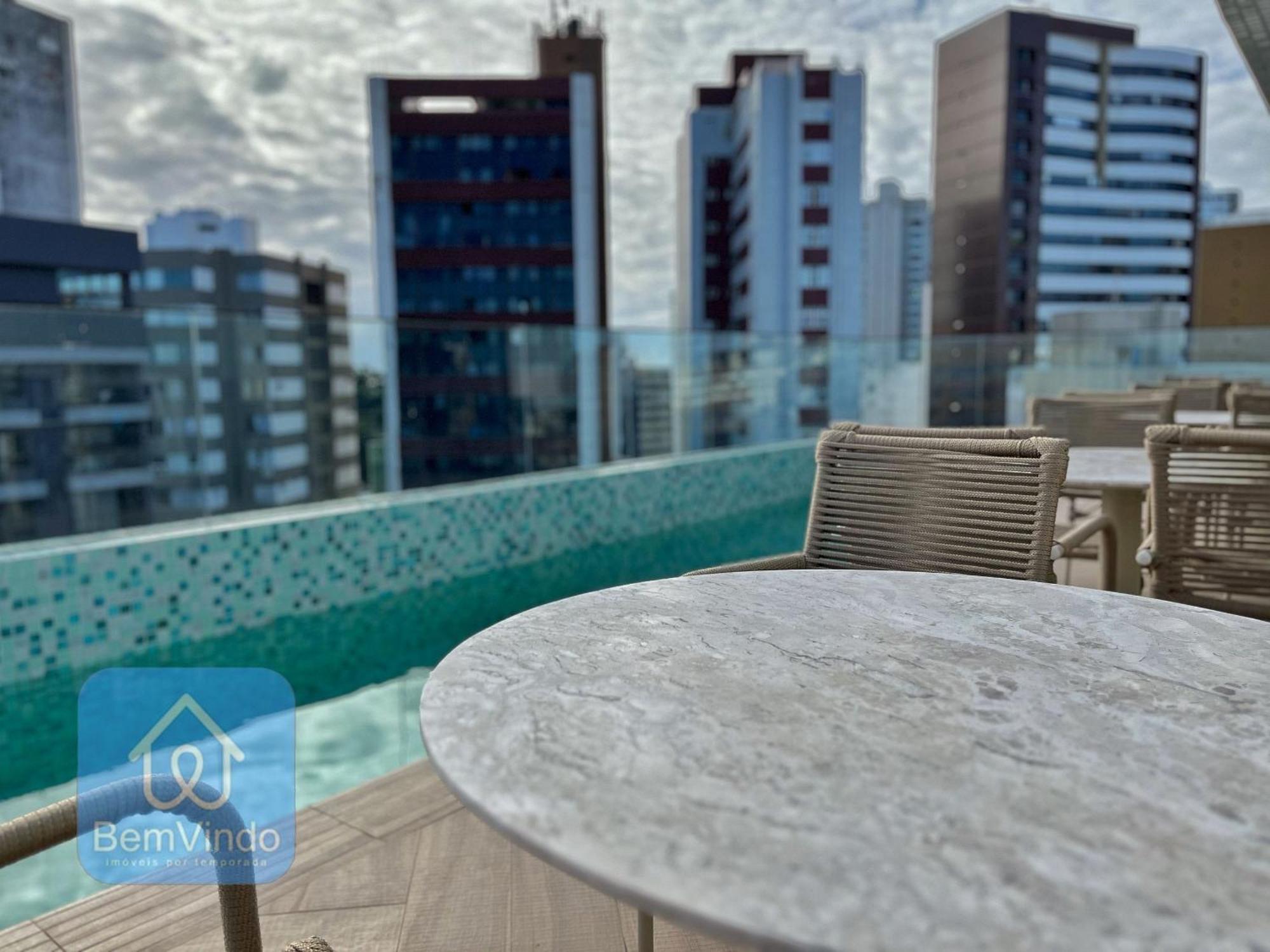 Completo E Confortavel Com Varanda Na Barra Apartamento *